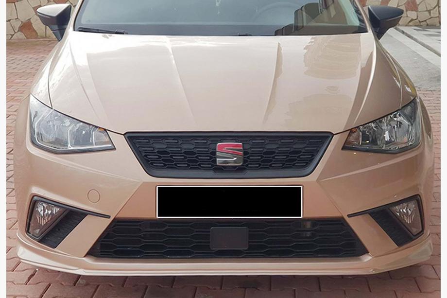 Seat Ibiza 2010–2017 DPT V-3 etulippa (kiiltomusta) Image