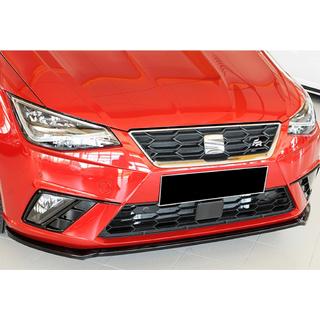 Etupuskurin lip-spoileri DPT V-4 (kiiltävä musta) Seat Ibiza 2010–2017 kuva 3