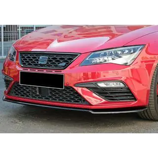 Etupuskurin lip-splitteri DPT (Cupra, 2017-2020, kiiltävä musta) kuva 1