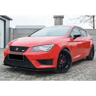 Etupuskurin lip-spoileri DPT (Cupra, 2013-2016, kiiltävä musta) kuva 2