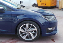 Seat Leon 2013–2020 Etupuskurin lip spoilere DPT V-2 (2013-2016, kiiltävä musta) kuva 5
