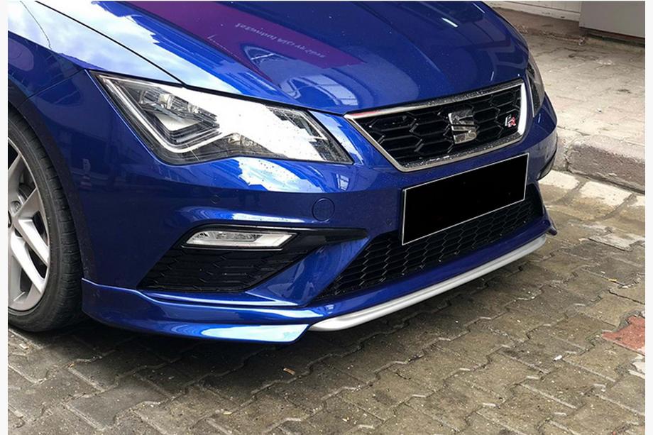 Seat Leon 2013–2020 Etupuskurin lipspoileri DPT V-1 (2017-2020, kiiltävänmusta) Image