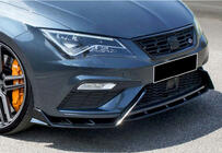 Seat Leon 2013–2020 Etupuskurin lipa DPT V-3 (2017-2020, kiiltävä musta) kuva 4