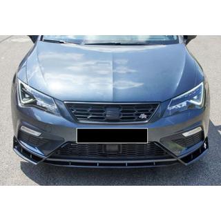 Etupuskurin lipa DPT V-3 (2017-2020, kiiltävä musta) Seat Leon 2013–2020 kuva 3