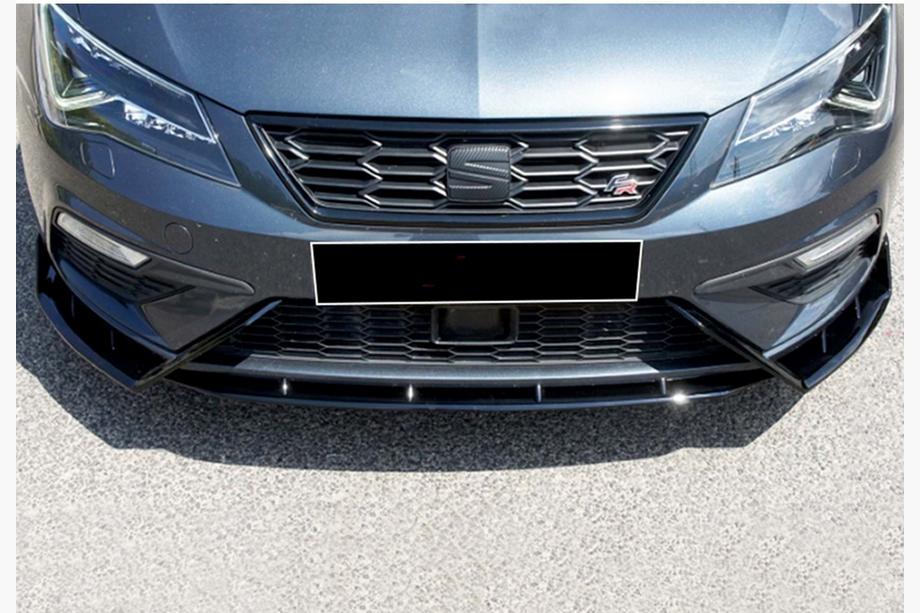 Seat Leon 2013–2020 Etupuskurin lipa DPT V-3 (2017-2020, kiiltävä musta) Image