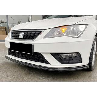Etupuskurin lip spoiler DPT V-4 (2017-2020, kiiltävä musta) Seat Leon 2013–2020 kuva 1