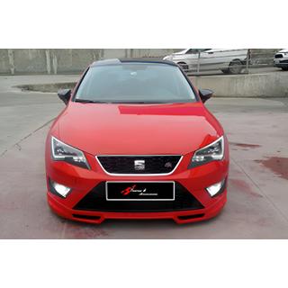 Etulippa DPT V-4 (2013-2016, kiiltävä musta) Seat Leon 2013–2020