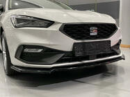 Seat Leon 2020– Etupuskurin lip-spoileri DPT V-2 (kiiltävä musta) kuva 4