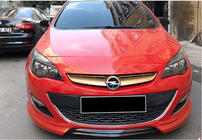 Opel Astra J 2009–2015 Etupuskurin lip-spoileri DPT V-1 (musta kiiltävä) kuva 2