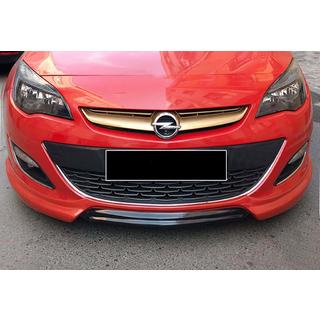 Etupuskurin lip-spoileri DPT V-1 (musta kiiltävä) Opel Astra J 2009–2015 kuva 1