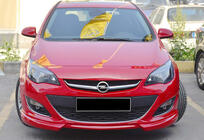 Opel Astra J 2009–2015 Etupuskurin lip-spoileri DPT V-3 (maalattavaksi) kuva 2
