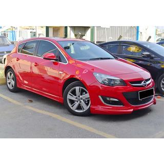 Etupuskurin lip-spoileri DPT V-3 (maalattavaksi) Opel Astra J 2009–2015 kuva 1