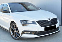 Skoda Superb 2015–2024 DPT V-2 etulippa (2015-2020, kiiltävä musta) kuva 6