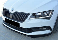Skoda Superb 2015–2024 DPT V-2 etulippa (2015-2020, kiiltävä musta) kuva 2