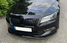 Skoda Superb 2015–2024 DPT V-2 etulippa (2015-2020, kiiltävä musta) kuva 14