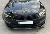 Skoda Superb 2015–2024 DPT V-2 etulippa (2015-2020, kiiltävä musta) kuva 16