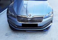 Skoda Superb 2015–2024 Etupuskurin lipa DPT V-3 (2015-2020, kiiltävä musta) kuva 2