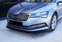 Skoda Superb 2015–2024 Etupuskurin lipa DPT V-3 (2015-2020, kiiltävä musta) kuva 1