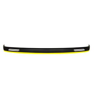 Yleismallinen etupuskurin lip spoiler DPT Yellow V-1 (ABS, kiiltävän musta)
