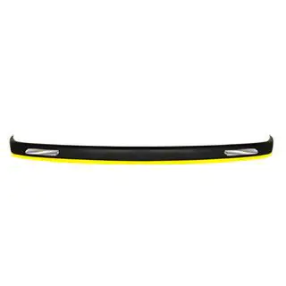 Yleismallinen etupuskurin lip spoiler DPT Yellow V-1 (ABS, kiiltävän musta)