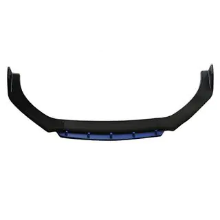 Yleismallinen etupuskurin lip spoiler DPT Blue V-2 (ABS, kiiltävä musta)