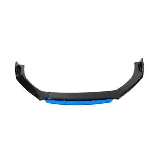 Yleismallinen etupuskurin lip spoiler DPT Blue V-2 (ABS, kiiltävä musta) kuva 1