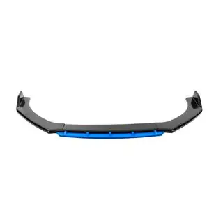 Yleismallinen etupuskurin lip spoiler DPT Blue V-2 (ABS, kiiltävä musta) kuva 2
