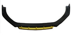 Yleismallinen etupuskurin lipa DPT Yellow V-2 (ABS, kiiltävä musta) kuva 1