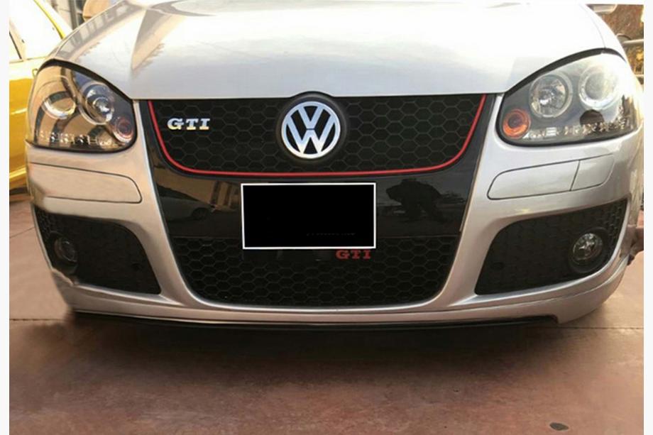 Volkswagen Golf 5 2003–2009 DPT V-2 etulippa (GTI, kiiltävän musta) Image