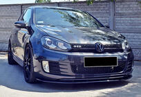 Volkswagen Golf 6 2008–2014 DPT V-2 etulippa (GTI, kiiltävän musta) kuva 2