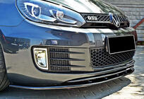 Volkswagen Golf 6 2008–2014 DPT V-2 etulippa (GTI, kiiltävän musta) kuva 4