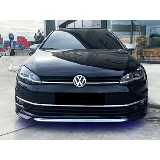 Etuhelman lip-lisäosa DPT V-1 (vakio puskurille, 2017-2019, maalattava) Volkswagen Golf 7/E-Golf 2012–2020 kuva 2