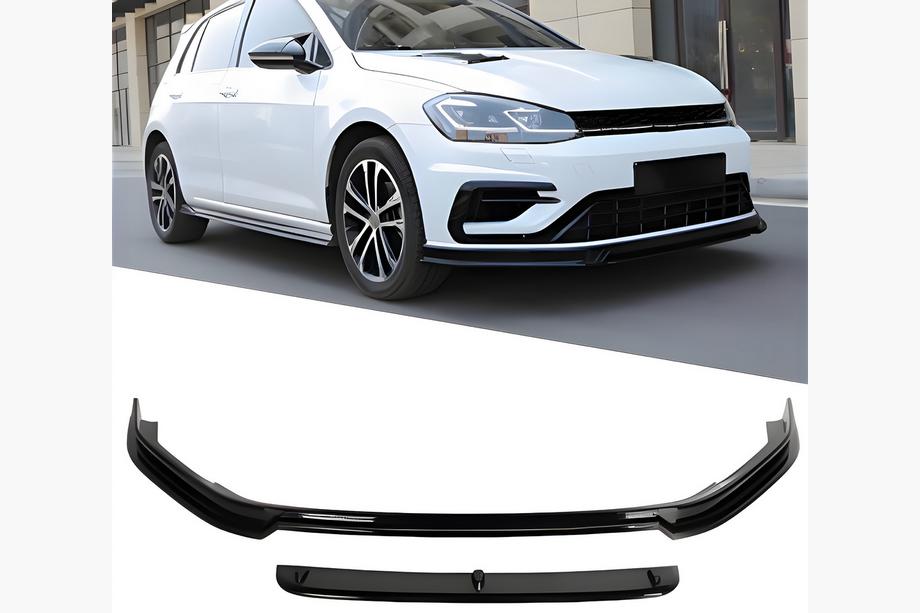 Volkswagen Golf 7/E-Golf 2012–2020 DPT V-5 etulippa (R / R-Line HB, 2017-2019, kiiltävän musta) Image