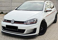 Volkswagen Golf 7/E-Golf 2012–2020 Etulippa DPT V-2 (GTI, 2012-2017, kiiltävä musta) kuva 2