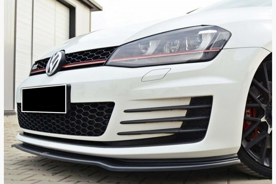 Volkswagen Golf 7/E-Golf 2012–2020 Etulippa DPT V-2 (GTI, 2012-2017, kiiltävä musta) Image