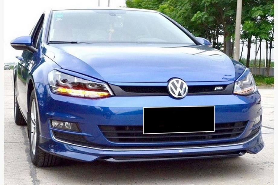 Volkswagen Golf 7/E-Golf 2012–2020 Etupuskurin lipspoileri DPT V-1 (alkuperäiselle puskurille, 2012-2017, maalattavaksi) Image