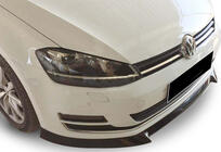 Volkswagen Golf 7/E-Golf 2012–2020 Etupuskurin lip-spoileri DPT V-4 (alkuperäiselle puskurille, 2012-2017, kiiltävä musta) kuva 1