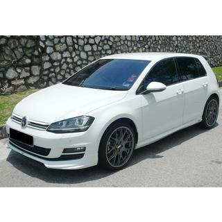Etupuskurin lip-spoileri DPT V-5 (alkuperäiselle puskurille, 2012-2017, kiiltävän musta) Volkswagen Golf 7/E-Golf 2012–2020 kuva 2