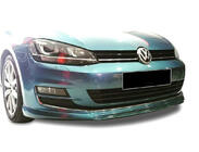 Volkswagen Golf 7/E-Golf 2012–2020 Etupuskurin lipa DPT V-2 (alkuperäiselle puskurille, 2012-2017, kiiltävä musta) kuva 4