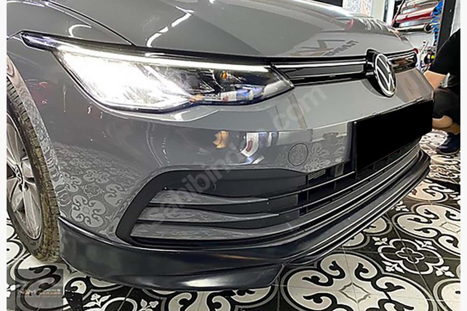 Volkswagen Golf 8 2019– Etupuskurin lip-spoileri DPT V-1 (musta kiiltävä) Image