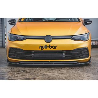 Etupuskurin lip-spoileri DPT V-2 (kiiltävä musta) Volkswagen Golf 8 2019–