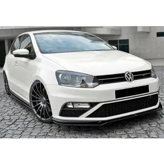 DPT etupuskurin lip spoileri (GTI, 2014-2017, kiiltävä musta) kuva 2