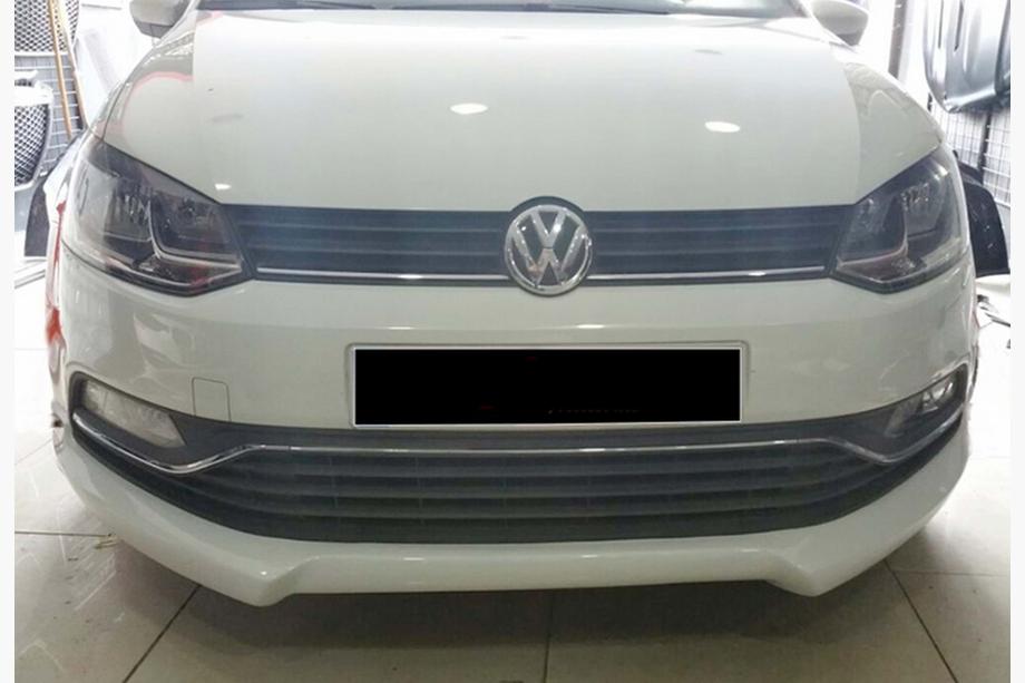 Volkswagen Polo 2010–2017 Etupuskurin lipa DPT (2014-2017, kiiltävä musta) Image