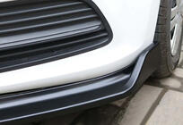 Volkswagen Polo 2010–2017 Etupuskurin lip-spoileri DPT V-2 (kiiltävä musta) kuva 6