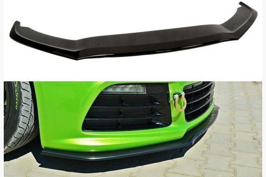 Volkswagen Scirocco 2008–2017 Etupuskurin lip spoiler DPT V1 (2008-2013, kiiltävänmusta) Image
