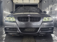 BMW 3-sarja E90/E91 2005–2011 Munuaissäleikkö M-Look (E-90/91, 2005-2008, kiiltävä musta) kuva 13