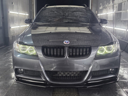 BMW 3-sarja E90/E91 2005–2011 Munuaissäleikkö M-Look (E-90/91, 2005-2008, kiiltävä musta) kuva 2