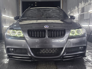 BMW 3-sarja E90/E91 2005–2011 Munuaissäleikkö M-Look (E-90/91, 2005-2008, kiiltävä musta) kuva 9