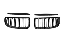 BMW 3-sarja E90/E91 2005–2011 Munuaissäleikkö M-Look (E-90/91, 2005-2008, kiiltävä musta) kuva 3