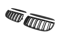 BMW 3-sarja E90/E91 2005–2011 Munuaissäleikkö M-Look (E-90/91, 2005-2008, kiiltävä musta) kuva 10